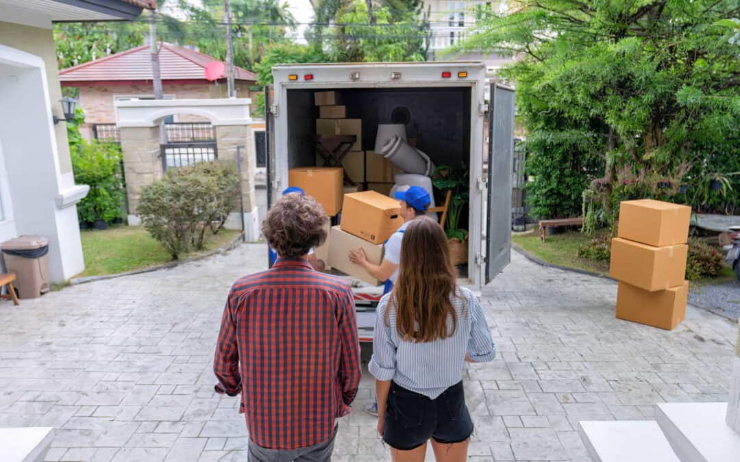 slidell moving company loading up truck